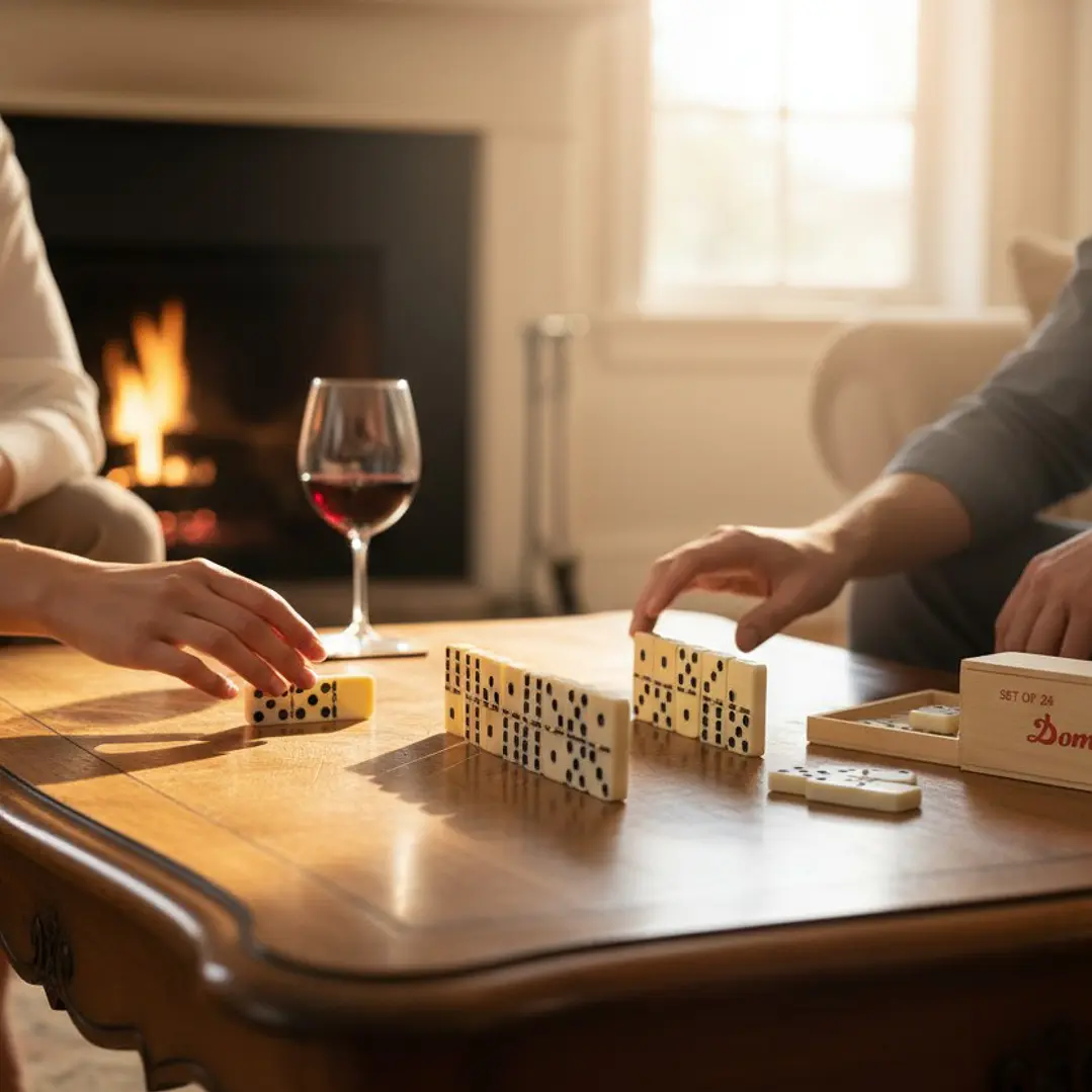 Domino con Caja de Madera 3