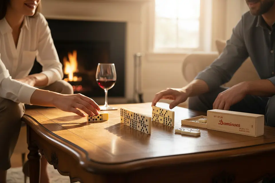 Domino con Caja de Madera 3
