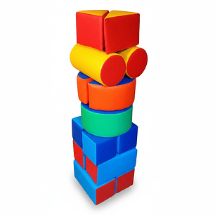 Set de Psicomotricidad Geométrico 15 Piezas