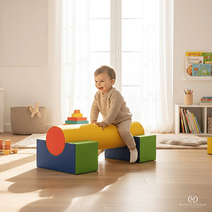 Cilindro de Equilibrio Psicomotricidad con Bases