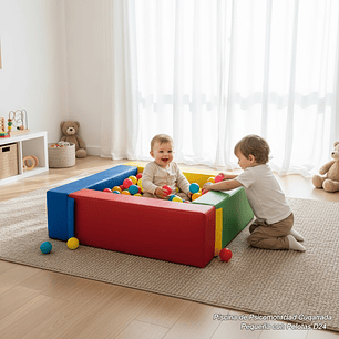 Piscina de Psicomotricidad 1.50x0.4 mt D24 Sin Pelotas