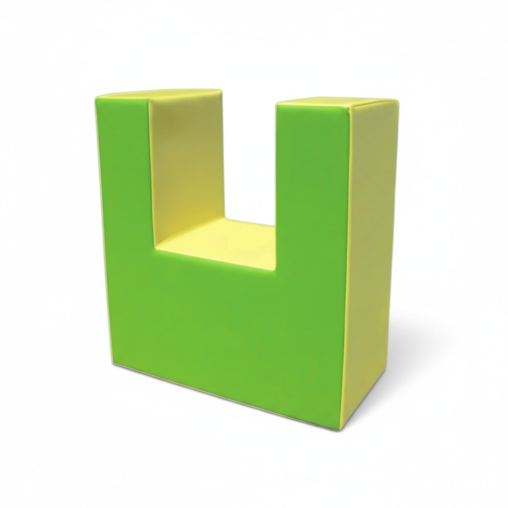Bloque de Psicomotricidad Prisma Rectangular con Bases