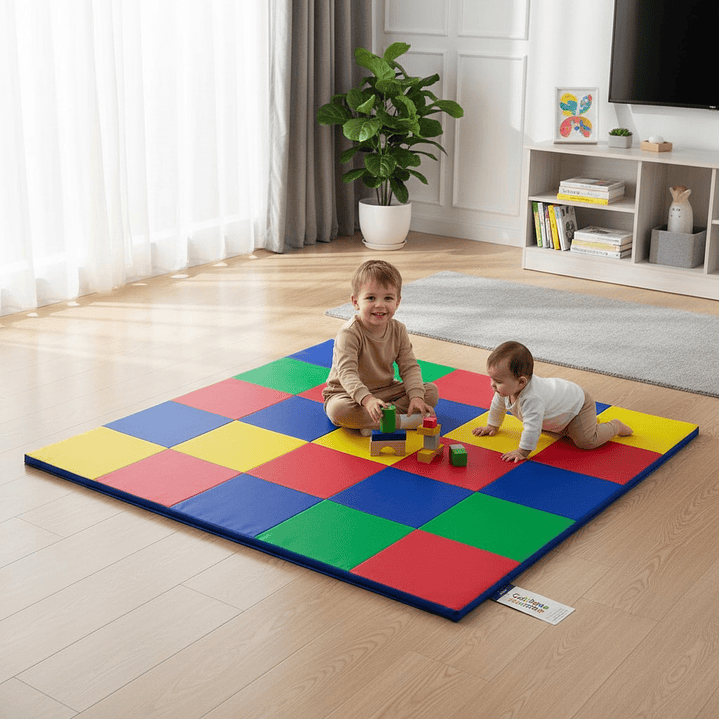 Colchoneta Multicolor 130x130x5cm 3