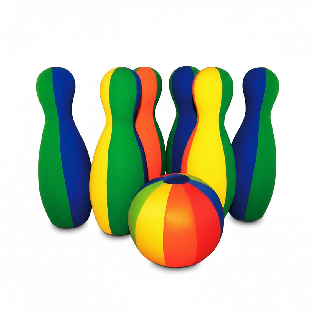 Set de Bolos 6 Palitroques + 2 Pelotas 1