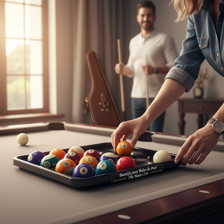 Bandeja para Bolas de Pool The Master  2 1/4 3