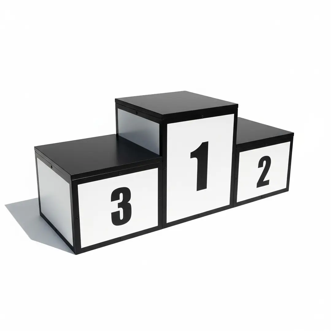 Podium Premiacion 3 Lugares 30/30 3 mm Melamina 1