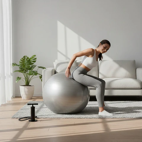 Balon de Pilates Phoenix con Bombin 85 cm