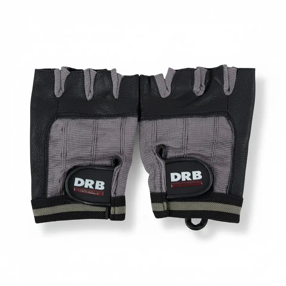 Guantes de Pesa Drb sin muñequera Cuero 5