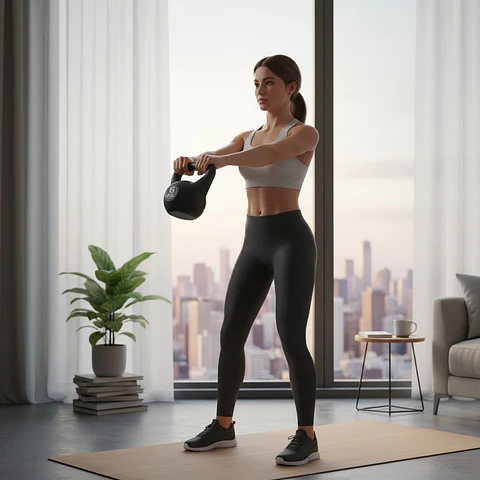 Pesa Rusa Kettlebell PVC 6 kg
