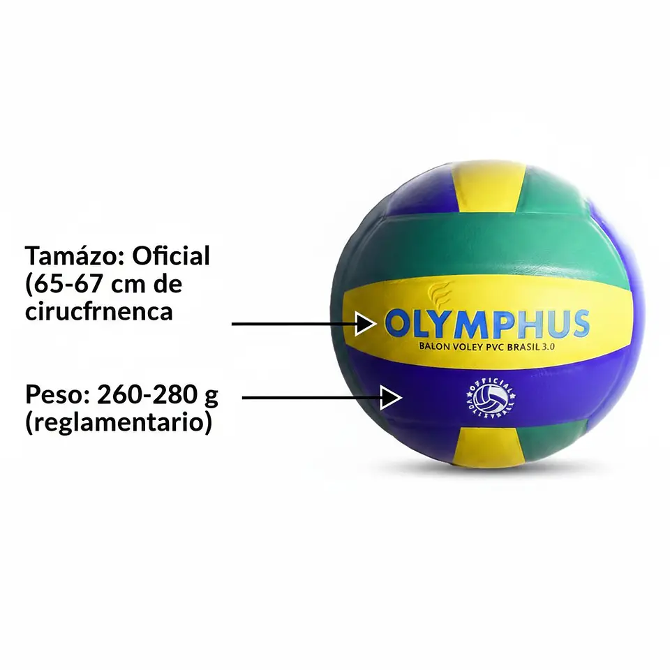 Balon de Voleibol Olymphus Brasil 3.0 3