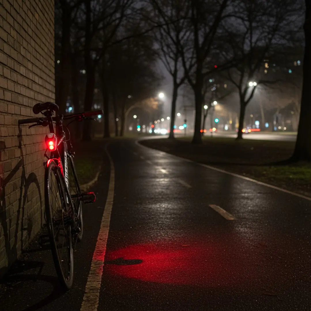 Luz de Bicicleta Nathan Pulsar Strobe Rojo 5