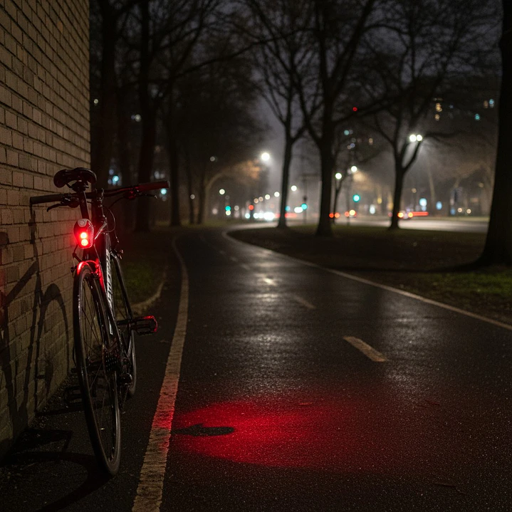 Luz de Bicicleta Nathan Pulsar Strobe Rojo 5