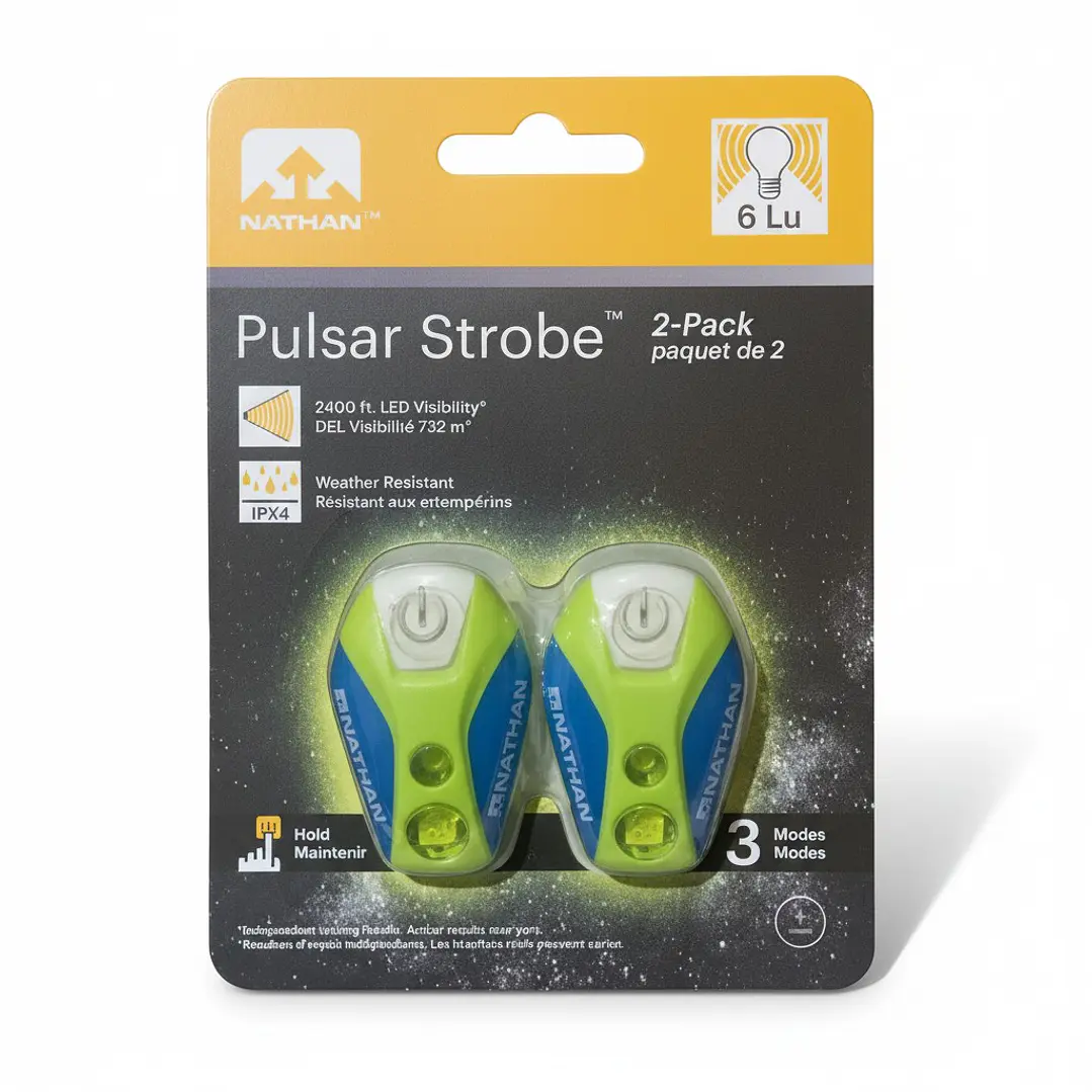 Luz de Bicicleta Nathan Pulsar Strobe Amarillo 3