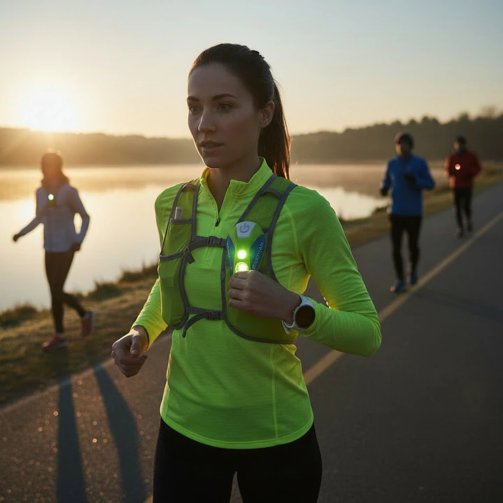 Luz de Bicicleta Nathan Pulsar Strobe Amarillo 4