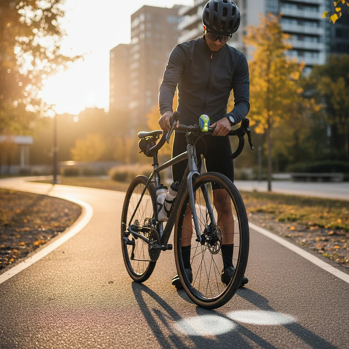 Luz de Bicicleta Nathan Pulsar Strobe Amarillo 5