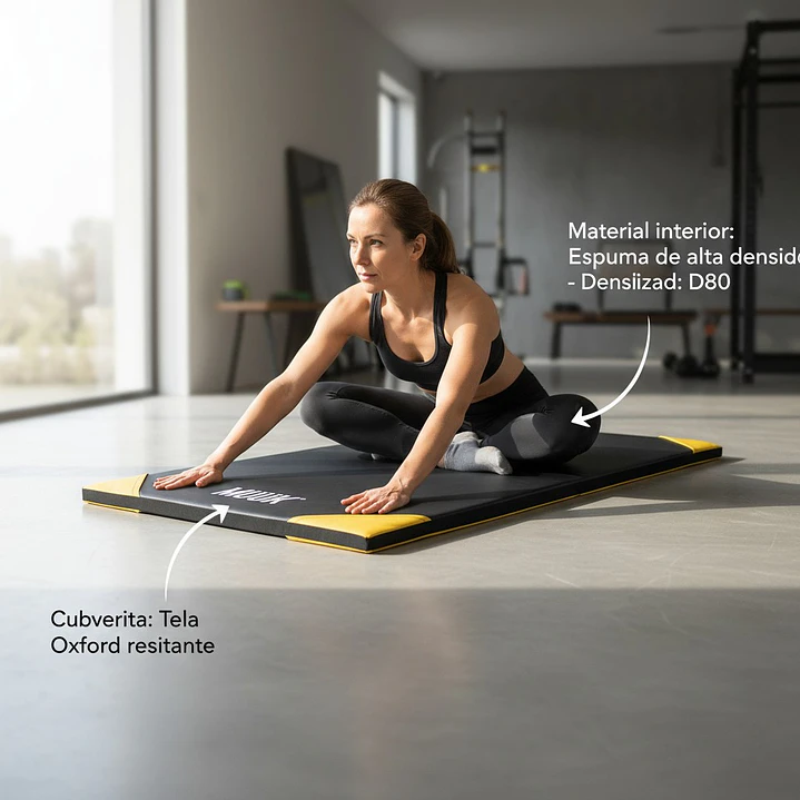 Colchoneta Muuk 100x50x4 D80 Tela Oxford 4