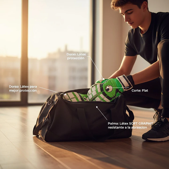 Guante de Arquero Uhlsport Cerberus Soft Started Blanco  5