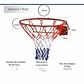 Aro de Basquetbol Uk Time Simple Retractil Oficial con Red - Miniatura 2