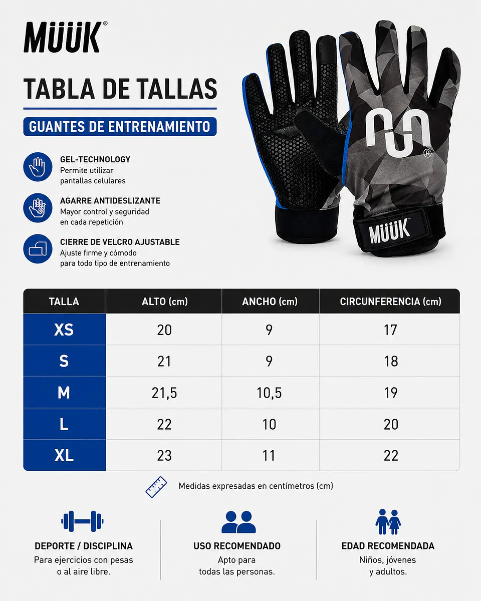 Guantes de Ciclismo Multisport Touch Negro/Gris 7