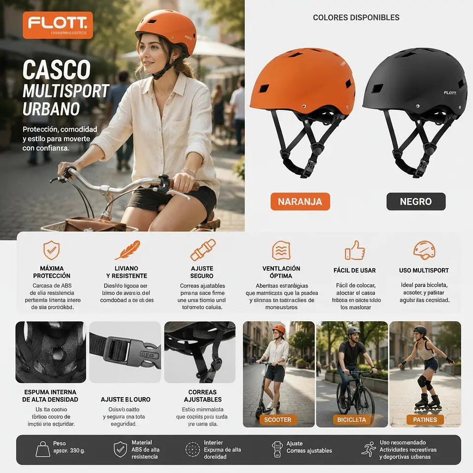 Casco Multisport Flott 3