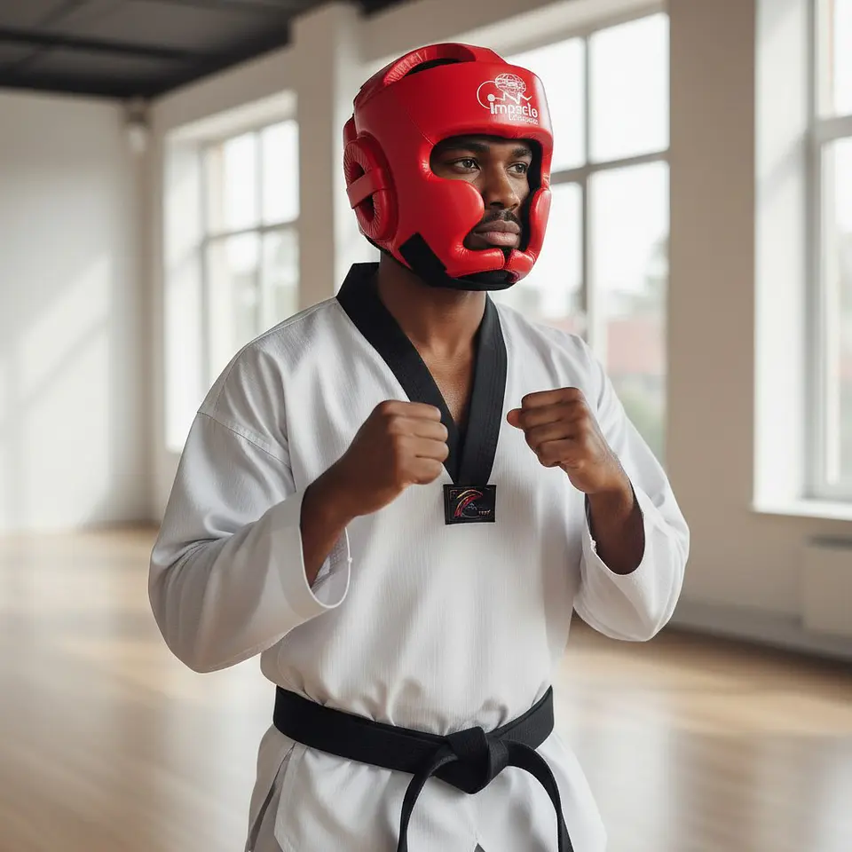 Cabezal de Taekwondo Phoenix Rojo  5