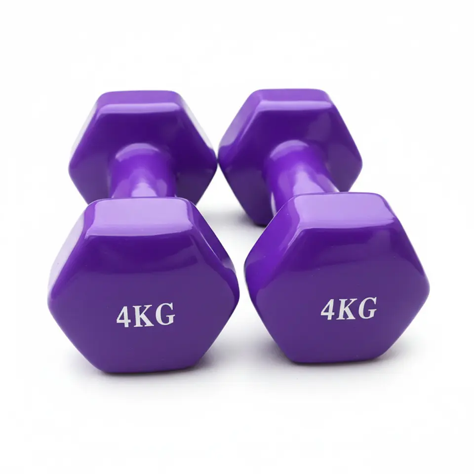 Mancuernas Vinilo 2x4 kg 3
