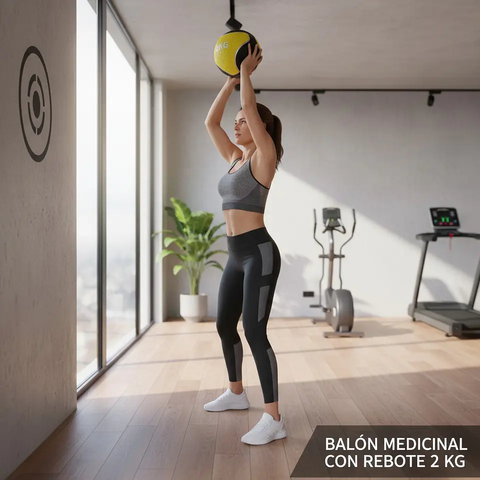 Balon Medicinal con Rebote 2 kg 3