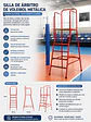 Silla de Arbitro de Voleibol Metálica - Miniatura 5