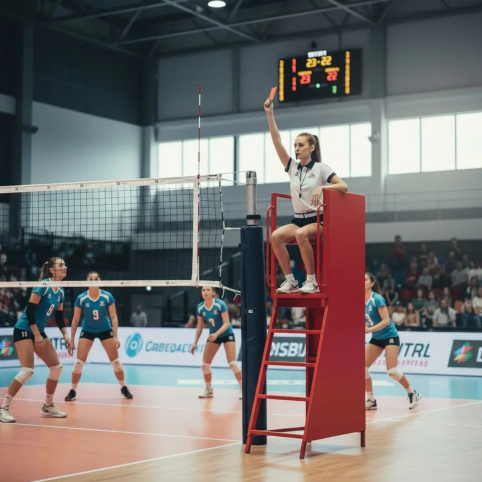 Silla de Arbitro Voleibol Metálica Pro Acolchada 3