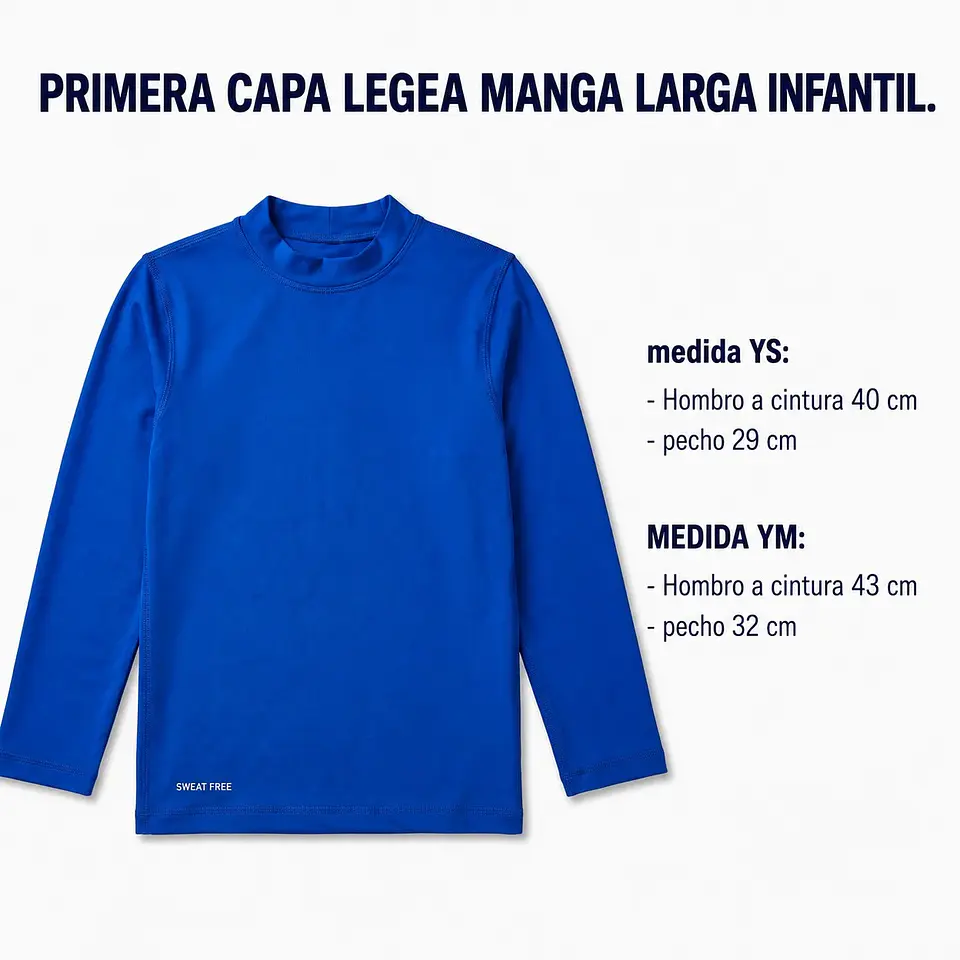 Primera Capa Legea Manga Larga Infantil  5