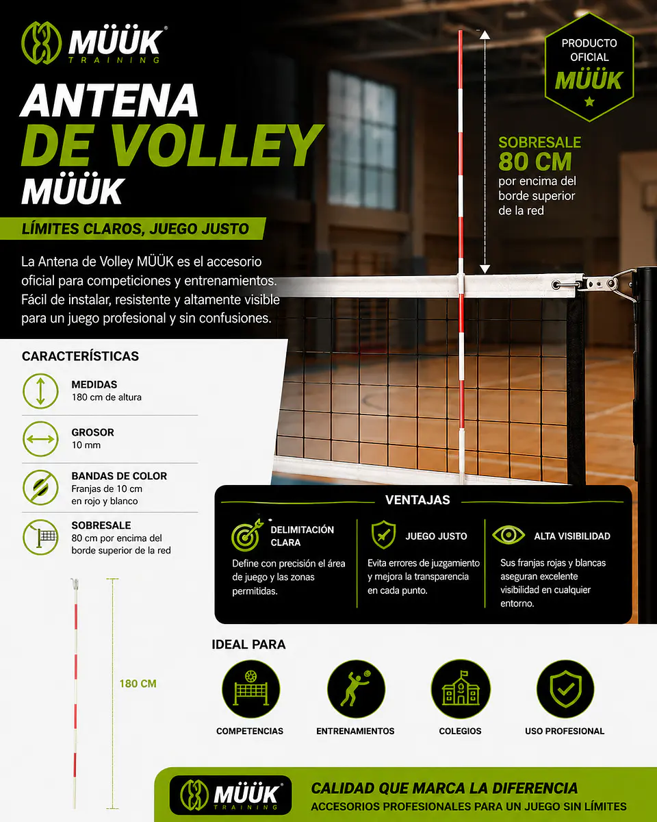 Antena De Volley Muuk 6