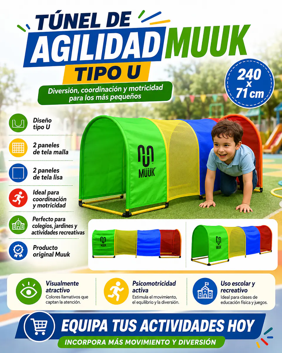 Tunel De Agilidad Muuk Tipo U 7