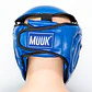 Cabezal De Artes Marciales Con Mica Muuk Azul - Miniatura 5