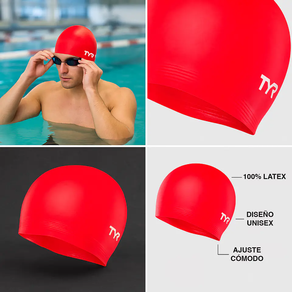 Gorro de Natación TYR Latex 5