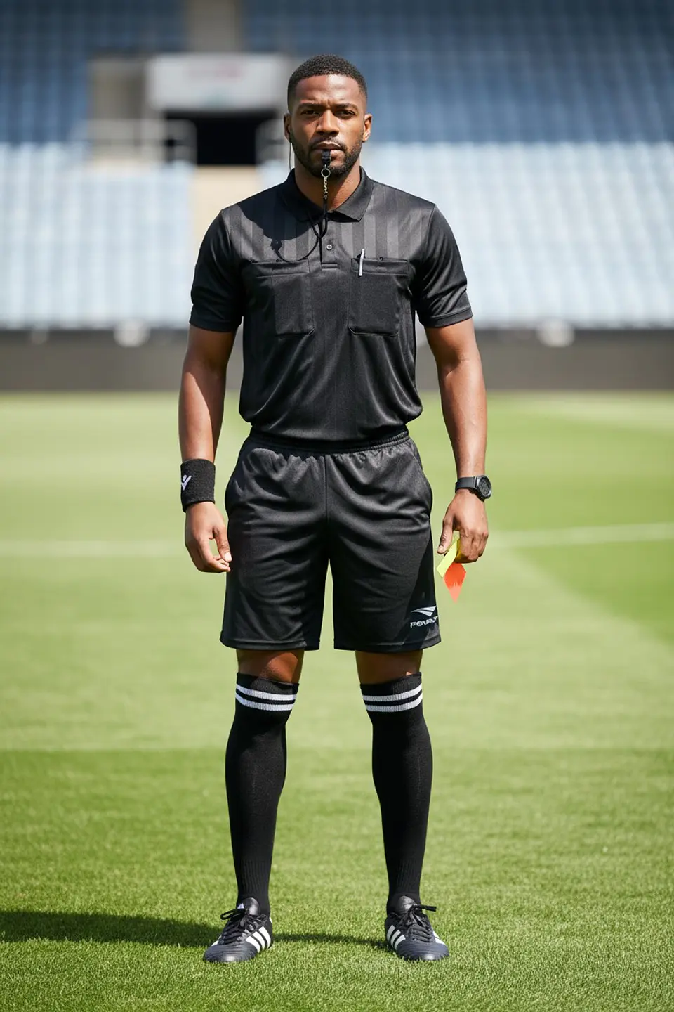 Short de Arbitro Penalty Negro 3