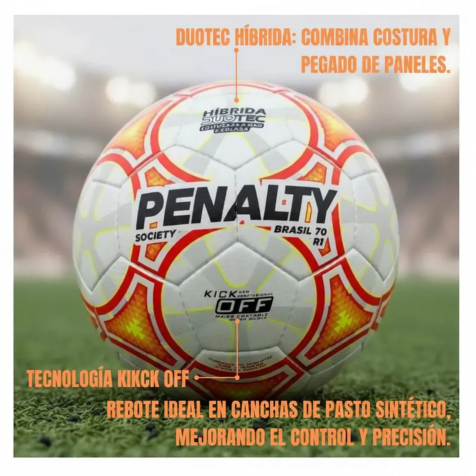 Balón de Futbolito Society Penalty Brasil 70 R1 XXIII 5
