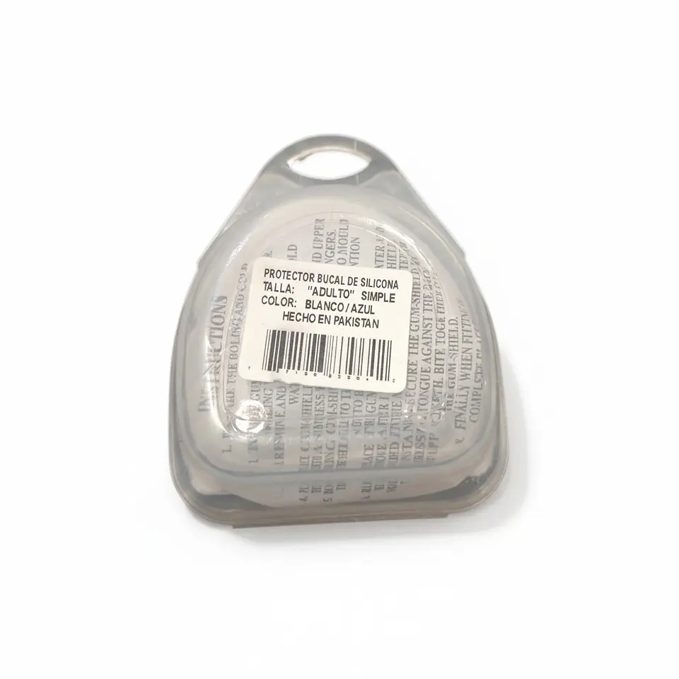 Protector Bucal De Silicona Muuk Simple Adulto Blanco 3