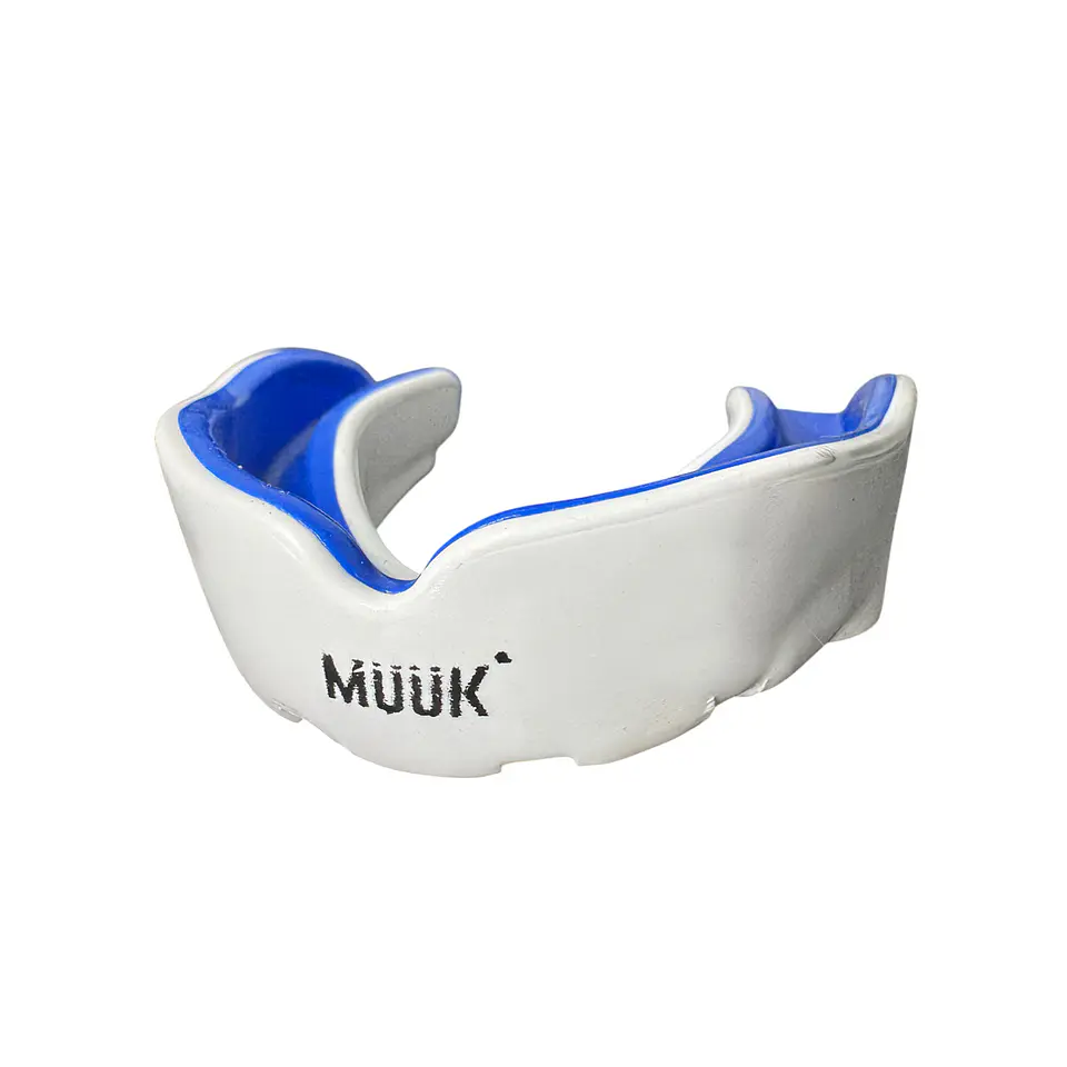 Protector Bucal De Silicona Muuk Simple Adulto Blanco 1