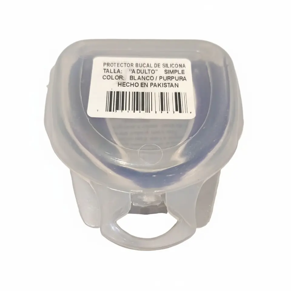 Protector Bucal De Silicona Muuk Simple Adulto Blanco 8