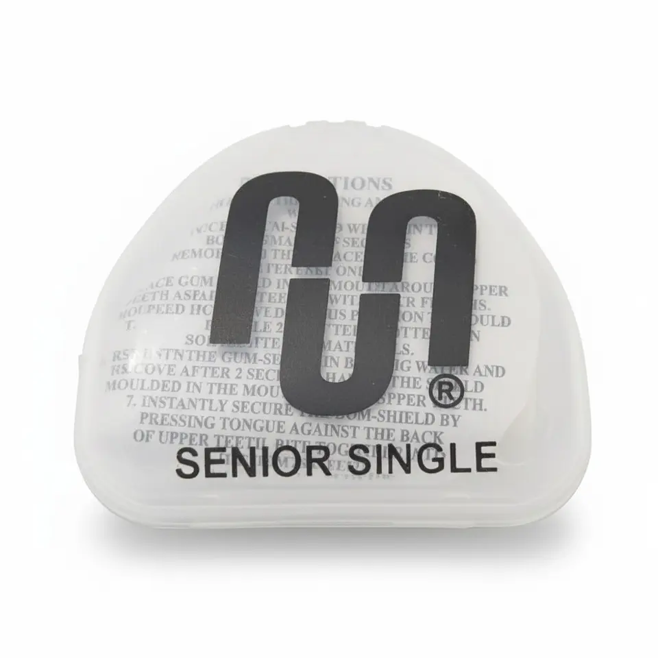 Protector Bucal De Silicona Muuk Simple Adulto Blanco 9