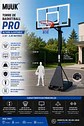 Torre de Básquetbol Muuk Pro Altura Ajustable 2.30 - 3.05 Metros - Miniatura 4