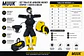 Set Traje de Arquero Hockey Césped + Casco & Bolso Junior Muuk - Miniatura 14