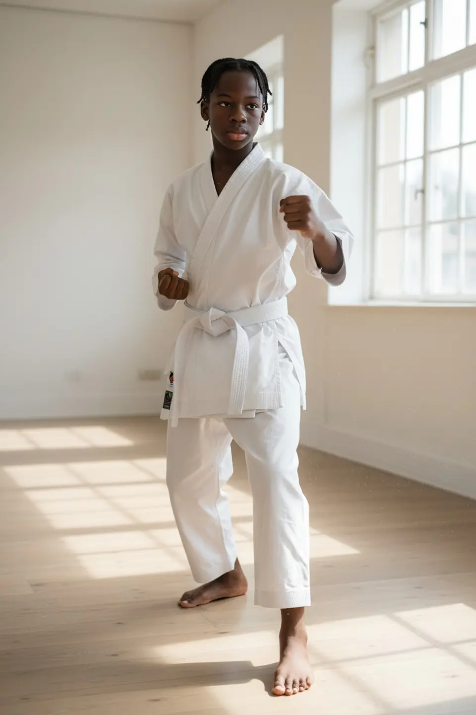 Traje De Karate Muuk Blanco 5