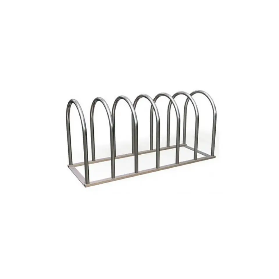 Bicicletero Tipo Media Luna para 6 Bicicletas Metalico 1