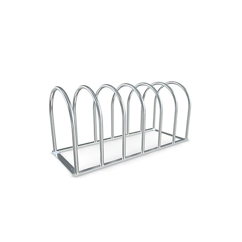 Bicicletero Tipo Media Luna para 6 Bicicletas Metalico