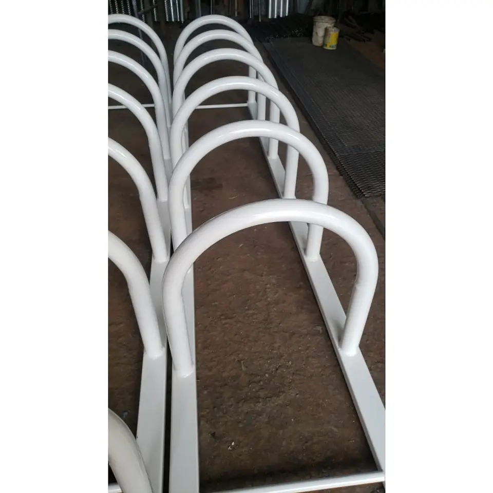 Bicicletero Tipo Media Luna para 6 Bicicletas Metalico 3