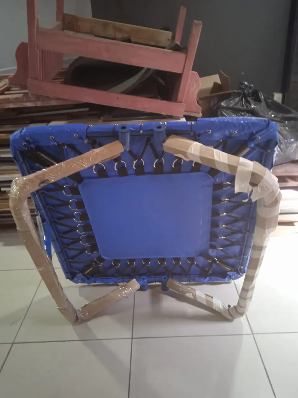 Trampolin Minitramp Cobert 20 con Resortes 1.10x1.10mt 2