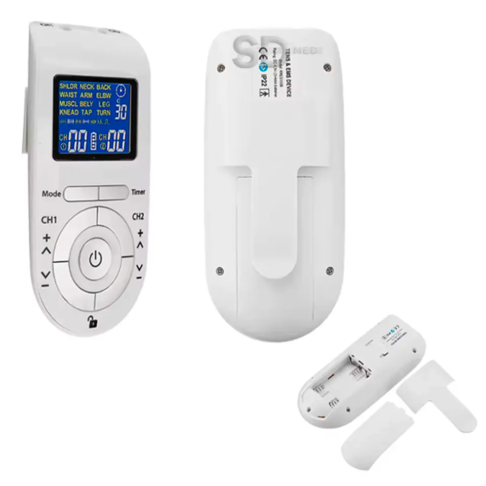 Tens + Electroestimulador Astec 2 canales 12 modulos AS100B 2