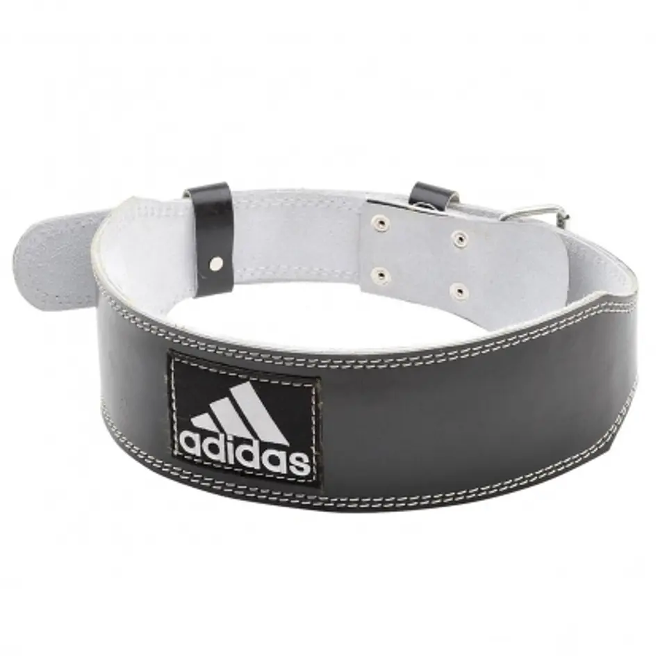 Cinturon de Pesas Adidas Cuero Negro M 1