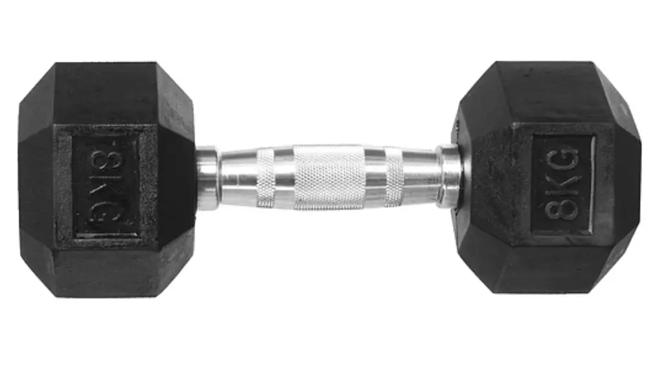 Mancuerna Hexagonal Goma 8 kg 1